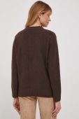Светр з домішкою вовни Pepe Jeans жіночий колір коричневий