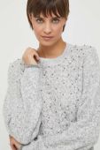 Светр з домішкою вовни Pepe Jeans жіночий колір сірий легкий (3674399)