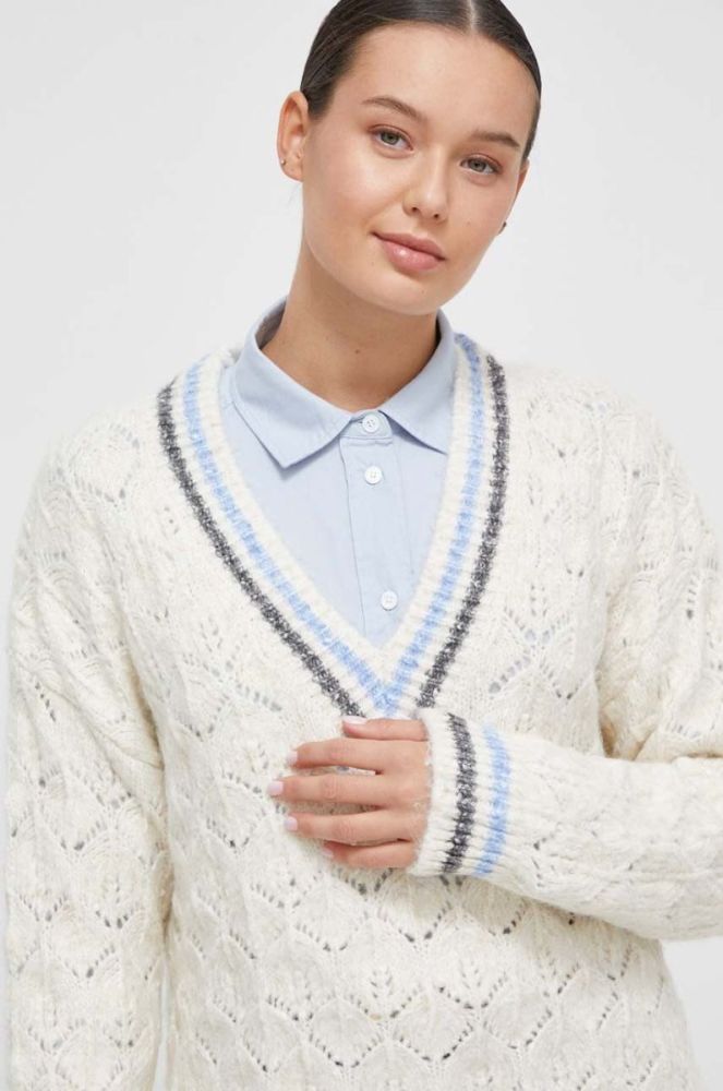 Светр Pepe Jeans жіночий колір бежевий (3648498) фото 4