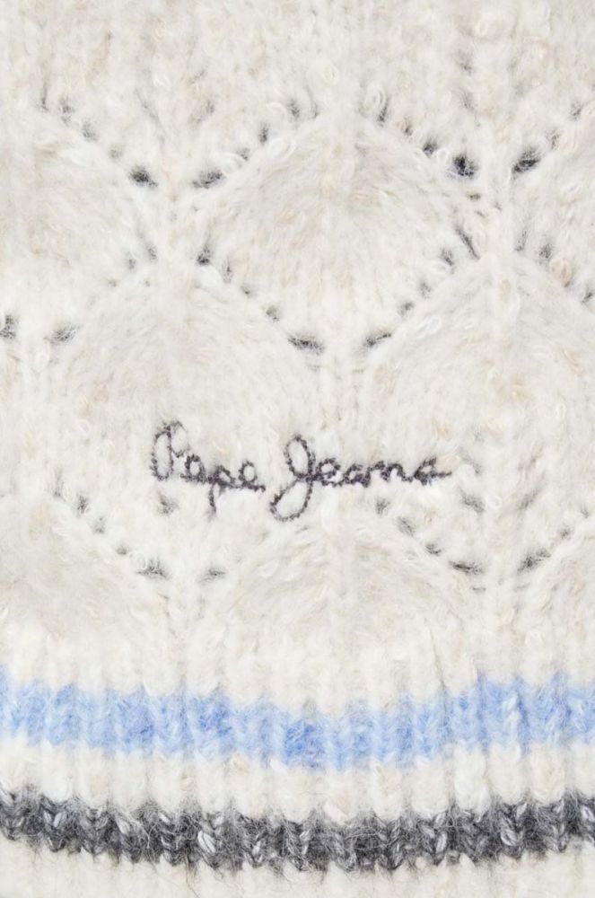 Светр Pepe Jeans жіночий колір бежевий (3648498) фото 5