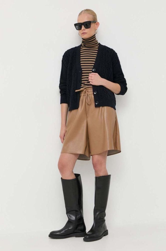 Вовняний кардиган Max Mara Leisure колір синій фото 2