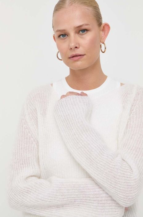 Вовняний светр Max Mara Leisure жіночий колір бежевий легкий (3404733)