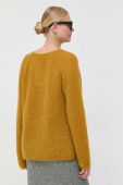 Вовняний светр Max Mara Leisure жіночий колір жовтий легкий