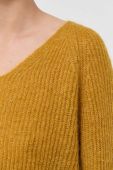 Вовняний светр Max Mara Leisure жіночий колір жовтий легкий