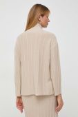 Вовняний светр Max Mara Leisure жіночий колір бежевий легкий гольф (3606384)