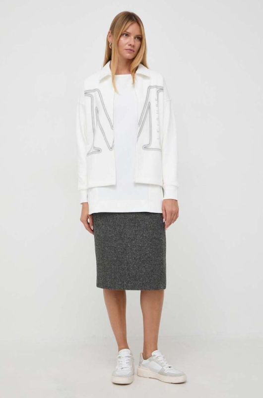 Лонгслів Max Mara Leisure жіночий колір бежевий фото 2