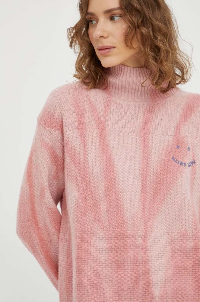 Вовняний светр PS Paul Smith жіночий колір рожевий гольф
