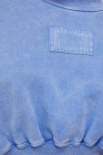 Бавовняна кофта Moschino Jeans жіноча  меланж колір блакитний