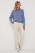 Вовняний светр United Colors of Benetton жіночий легкий колір блакитний (3689130)