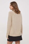 Вовняний светр United Colors of Benetton жіночий колір бежевий (3691393)