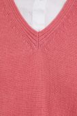 Вовняний светр United Colors of Benetton жіночий колір рожевий (3512826)