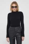 Вовняний светр United Colors of Benetton жіночий колір чорний легкий (3501394)