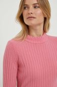 Вовняний светр United Colors of Benetton жіночий колір рожевий (3512837)
