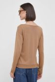 Светр United Colors of Benetton жіночий колір коричневий легкий