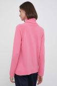 Светр з домішкою вовни United Colors of Benetton жіночий колір рожевий легкий гольф (3416590)