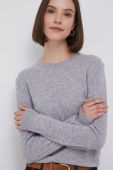 Вовняний светр United Colors of Benetton жіночий колір сірий легкий (3416594)