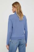 Светр United Colors of Benetton жіночий легкий гольф колір блакитний