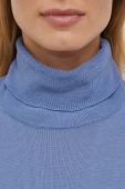 Светр United Colors of Benetton жіночий легкий гольф колір блакитний
