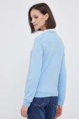 Кардиган з домішкою вовни United Colors of Benetton легкий колір блакитний (3426189)