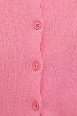 Кардиган з домішкою вовни United Colors of Benetton колір рожевий легкий (3497806)
