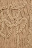Светр з домішкою вовни Joop! жіночий колір бежевий