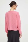 Вовняний светр American Vintage жіночий колір рожевий легкий (3558615)