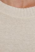 Светр з домішкою шовку United Colors of Benetton колір бежевий легкий