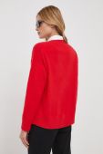 Светр з кашеміру United Colors of Benetton колір червоний