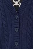 Вовняний кардиган United Colors of Benetton колір синій легкий (3618877)