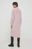 Кардиган з домішкою вовни United Colors of Benetton колір рожевий легкий (3674448)