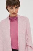 Кардиган з домішкою вовни United Colors of Benetton колір рожевий легкий (3674448)