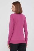 Светр Sisley жіночий колір рожевий легкий гольф
