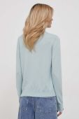 Светр з домішкою вовни Sisley жіночий колір бірюзовий легкий