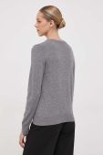 Светр з домішкою вовни Sisley жіночий колір сірий легкий