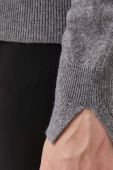 Светр з домішкою вовни Sisley жіночий колір сірий легкий