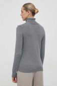 Светр з домішкою вовни Sisley жіночий колір сірий легкий гольф