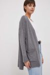 Кардиган з домішкою вовни Sisley колір сірий легкий (3622352)