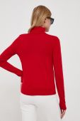 Вовняний светр Sisley жіночий колір червоний легкий гольф