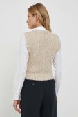 Светр з домішкою вовни Sisley жіночий колір бежевий (3681543)