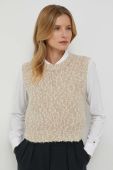 Светр з домішкою вовни Sisley жіночий колір бежевий (3681543)