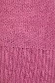 Светр з домішкою вовни Sisley жіночий колір рожевий легкий гольф (3689132)