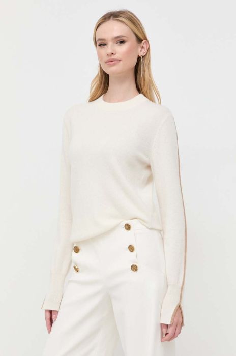 Светр з кашеміру BOSS x FTC колір бежевий легкий (3494557)