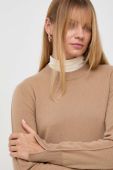 Светр з кашеміру BOSS x FTC колір бежевий легкий (3494767)