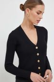 Вовняний кардиган Pinko колір чорний легкий (3560317)