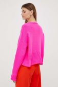Вовняний светр Pinko жіночий колір рожевий теплий (3443664)