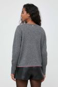 Вовняний светр Pinko жіночий колір сірий легкий (3578518)