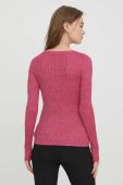 Светр HUGO жіночий колір рожевий легкий
