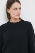 Вовняний светр Tommy Hilfiger жіночий колір чорний