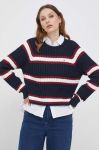 Бавовняний светр Tommy Hilfiger колір синій (3538663)