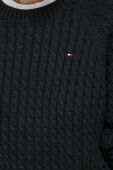 Бавовняний светр Tommy Hilfiger колір чорний
